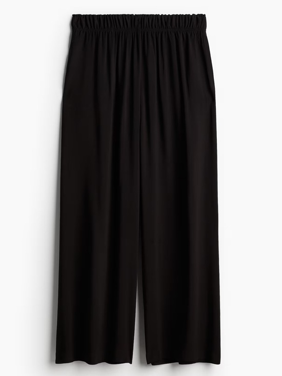 H&M Pants - H&M Black Wide-Leg Pull-On Pants